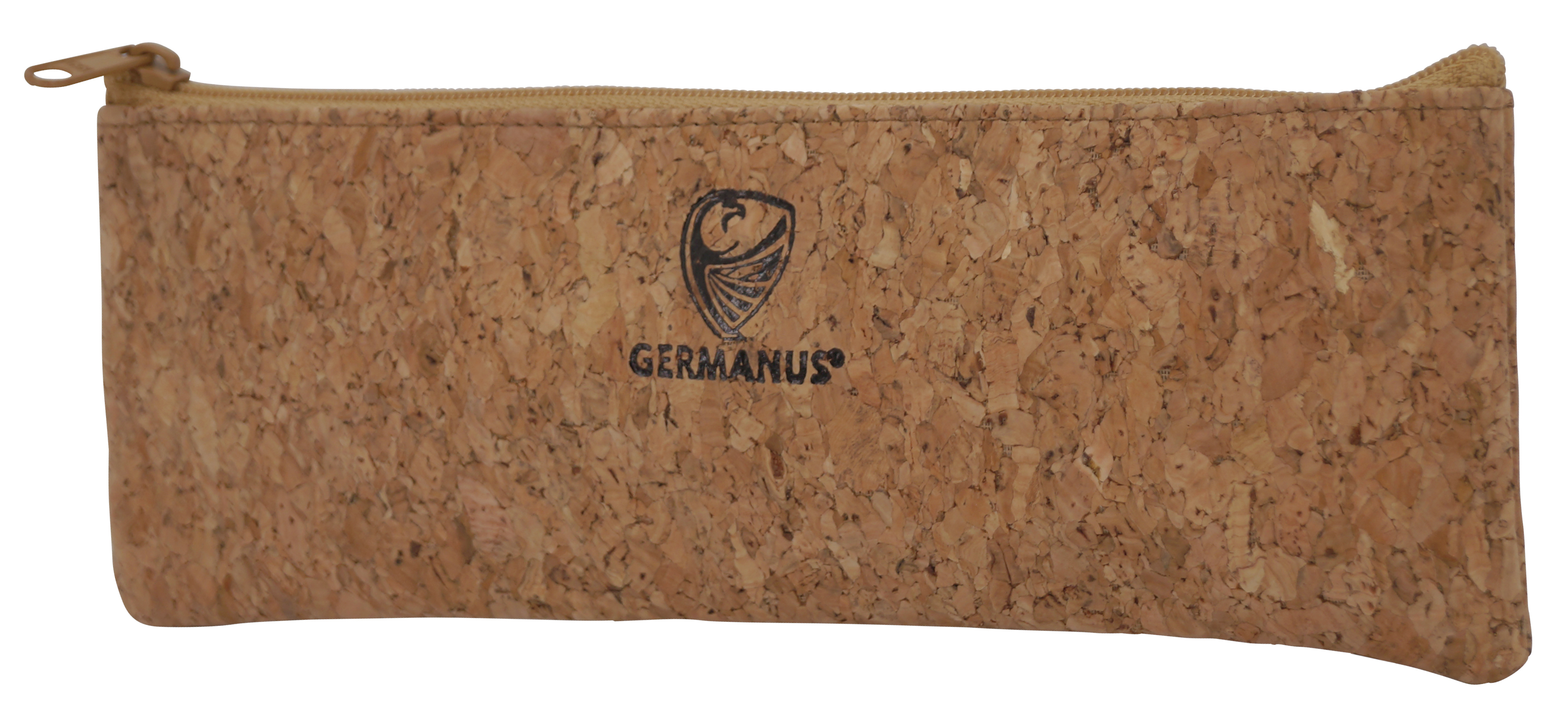 GERMANUS Schlamperl Federmäppchen Colonia - Made in EU - Korkleder, lederfrei, vegan